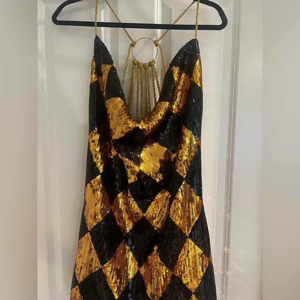 Harley Quinn cosplay dress. #harleyquinn #sequindress #dress #costume #halloween